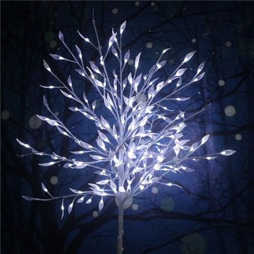 Simulation led birch cherry blossom peach tree landscape lights outdoor background bedroom decoration tree party decoration