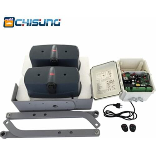 Curve arm gate opener doubel horizontal folding door motor swing gate operator