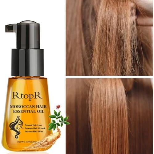 Moroccan Prevent Hair Loss Product Hair Growth Essential Oil Easy To Carry Hair Care Nursing 35ml Both male and female can use