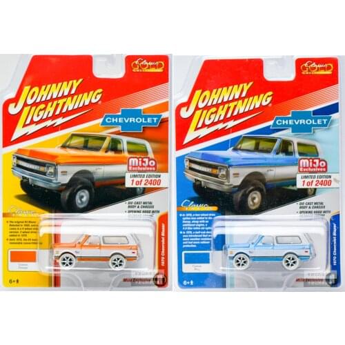 Johnny lightning 1/64 Chevrolet Trailblazer SUV Hidden version Vehicles Collection Metal Die-cast Simulation Model Cars Toys