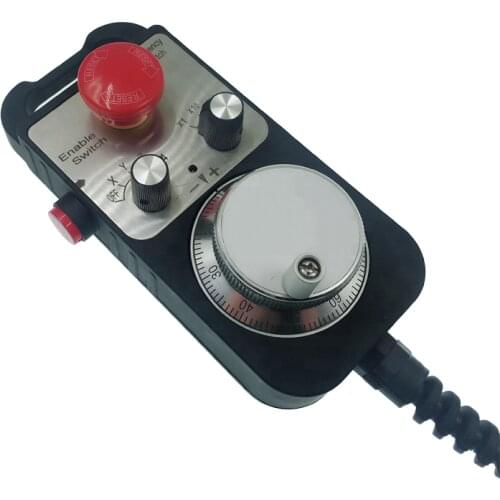 Low cost CNC controller line driver manual pulse generator emergency stop switch encoder