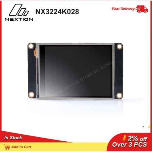 Nextion Enhanced NX3224K028 - 2.8'' HMI Intelligent Touch 5V Full-color Display USART TFT LCD Module