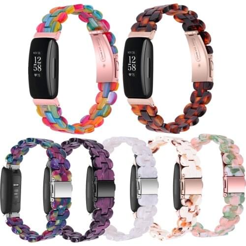 New Resin Strap For Fitbit Inspire HR/Inspire/Inspire2 Smart Watch Band Elegant Wristband Fashion Accessory For Fitbit Inspire 2