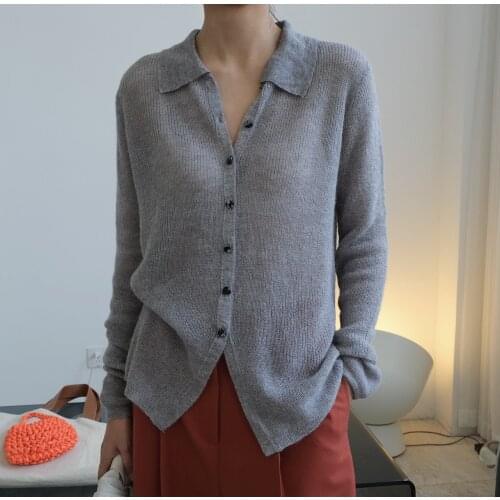 New woman light mohair cardigan