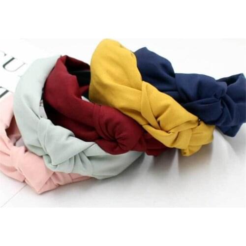 Korean fashion knot hairband women girls hair head hoop band headband accessories for women scrunchy headdress headwear hairband