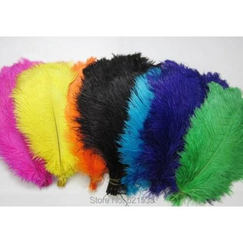 Wholesale!200pcs/lot High Quality Natural OSTRICH FEATHERS 10-12inch/25-30cm freeshipping