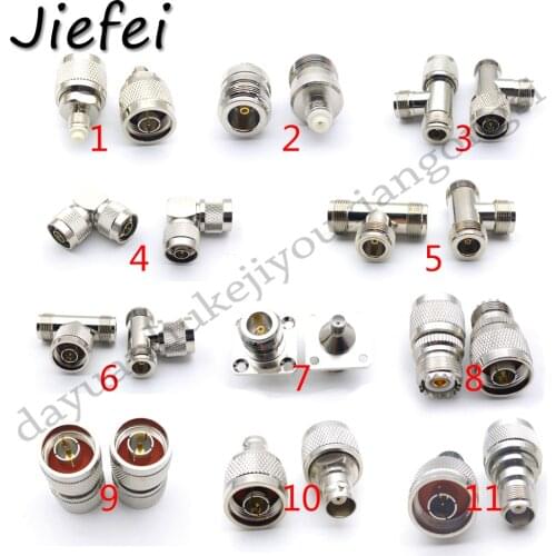 11 type N Male / Female to type N BNC SMA UHF so239 TNC FME male female Plug 3 Way / 2 Way RF Coax Adapter convertor