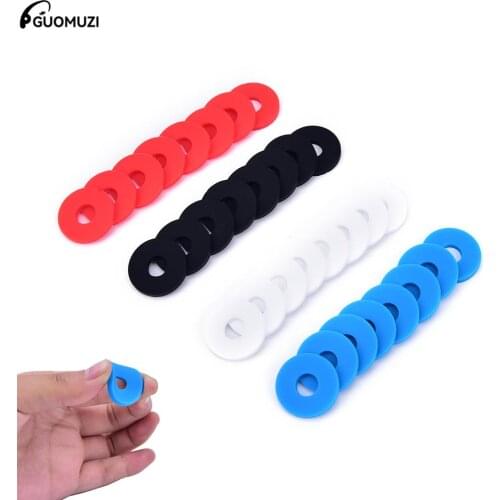 RIRN 8PCS/Pack Guitar Strap Locks Bass Guitar Strap Rubber Locks Blocks Guitar Parts & Accessories