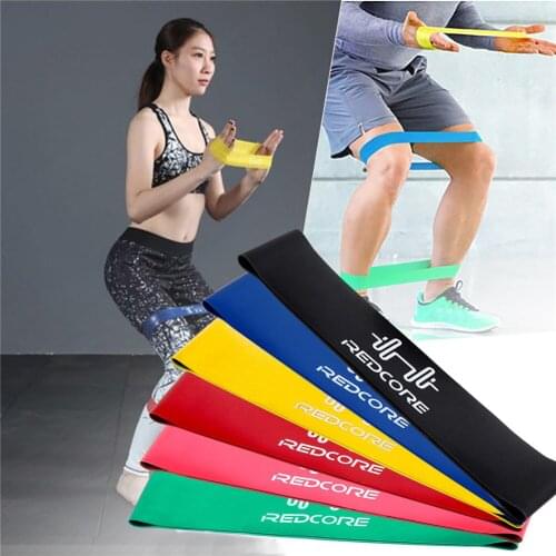 Yoga Resistance Rubber Bands Fitness Elastic Bands 0.35mm-1.3mm Training Fitness Gum Pilates Sport Workout Equipment