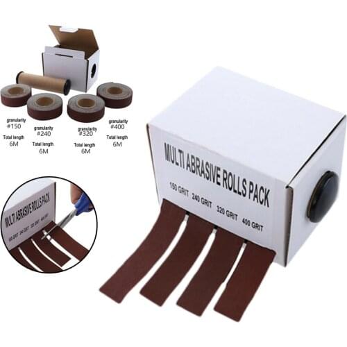 Sanding Sanding Paper Paper Accessory Parts Replacement Emery Tape 25mm*6M