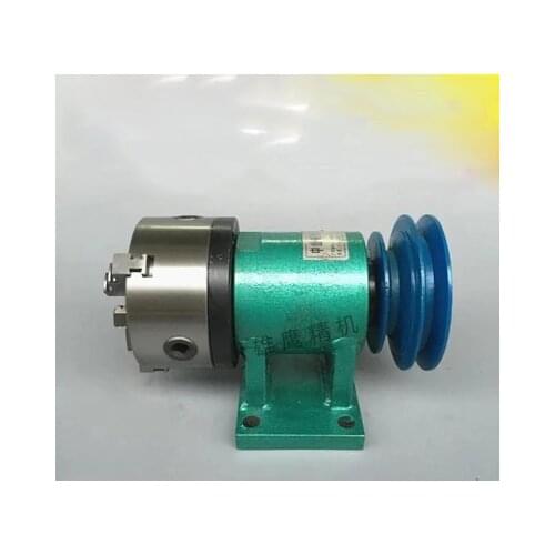 Lathe spindle assembly with flange connection plate transition plate 80/125/160/200 spindle three-jaw four-jaw chuck