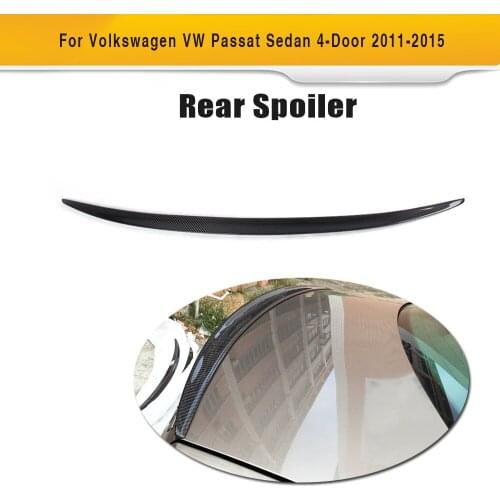 Carbon Fiber car rear spoiler trunk wing for Volkswagen VW Passat Sedan 4-Door 2011-2015