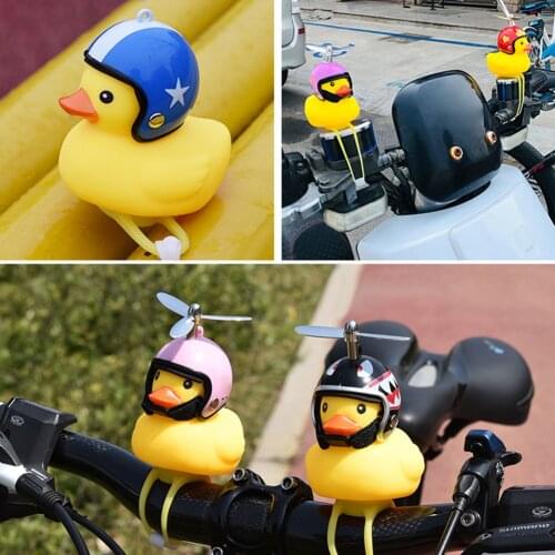 DIY Bicycle Light Bike Horn Bell Duck Front Lights Tail Handlebar Head Lamp Kids Child Air Cycling Rubber Warning Siren 5X10 cm