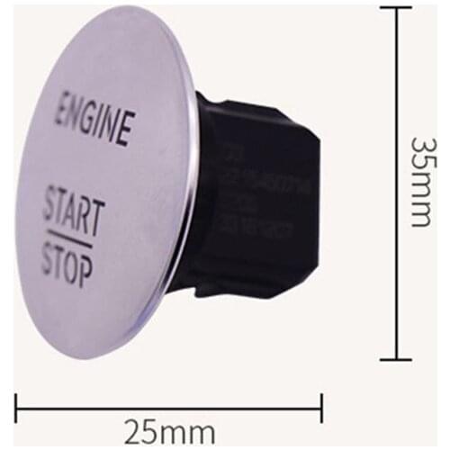 2021 New Car Keyless Start Stop One Button Start Button Switch Ignition Button Protection Cover for Mercedes