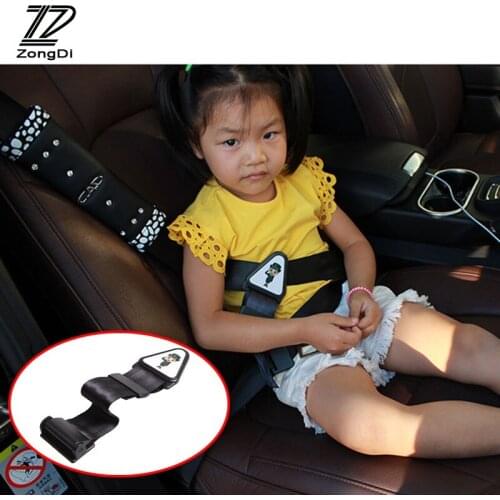 ZD 1Pc Child safety belt buckle dedicated fixture for Renault duster megane 2 Lada granta vesta Audi a4 b6 VW polo accessories