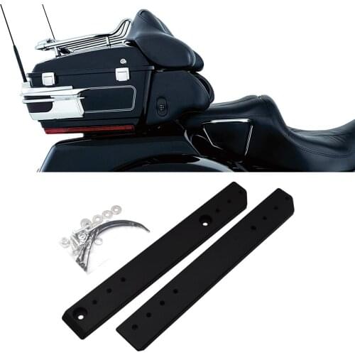 1-3 inches Adjustable Rear Tour Pak Pack Relocator mount plate Kit For Harley Touring and Trikes Tri Glide 2009-2013