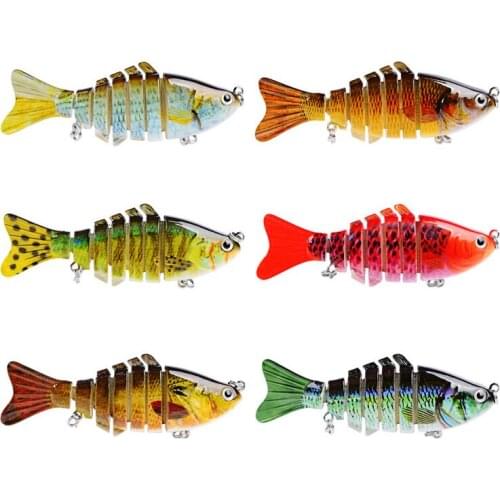 1pcs 10cm/15g Sinking Wobblers 7 Segments Fishing Lures Multi Jointed swimbait Hard Bait For Freshwater Isca