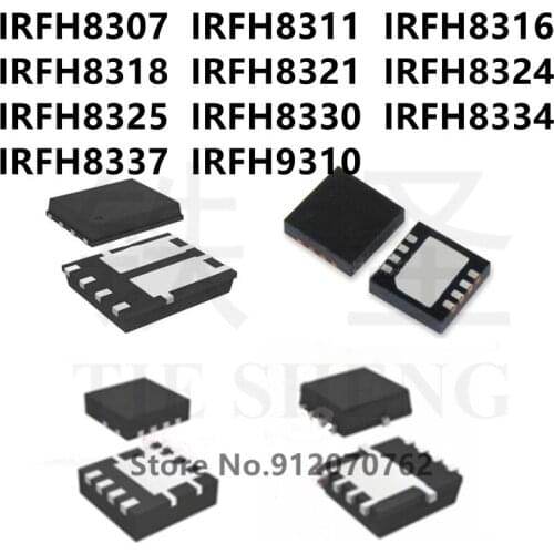 10PCS/LOT IRFH8307 IRFH8311 IRFH8316 IRFH8318 IRFH8321 IRFH8324 IRFH8325 IRFH8330 IRFH8334 IRFH8337 IRFH9310