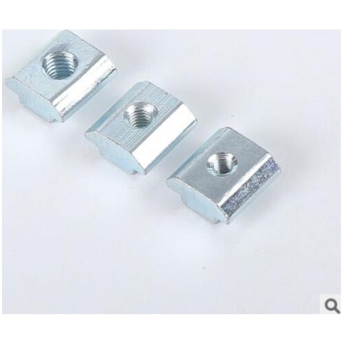 100pcs 20-M5 T Sliding Nut M5 Square Block Nuts for 2020 Series Aluminum Profile Accessories Slot Groove 6