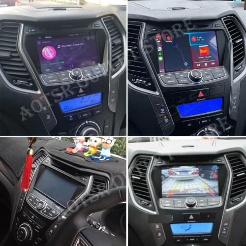 For Hyundai IX45 Santa fe 2014-2018 Car Multimedia Radio Player Stereo screen Android10 DSP 8inch IPS screen GPS Navi head unit