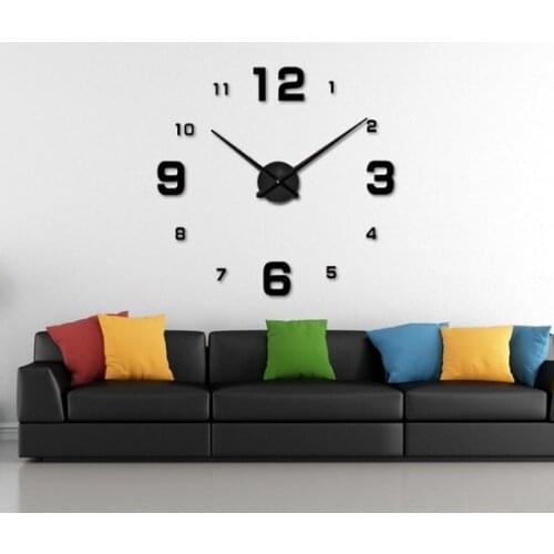 Dıy Clock New Generation 3D wall clock Model 19 wall Clock