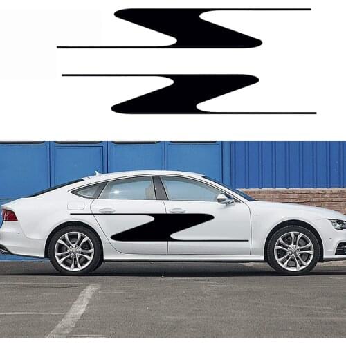 Dawasaru Car Sticker 2X Stripes Dynamic Letter "Z" To Continue Moving Forward for Car Side Canoe Classic Decal KK,200*32cm