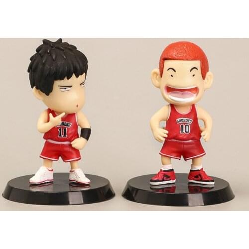 7cm SLAM DUNK Anime Figure Sakuragi Figure Kaede Rukawa Akagi Takenori PVC Action Figure Collectible Model Toys 2pcs/set