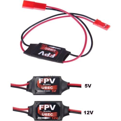 FPV UBEC-3A 5V / 12V BEC DC-DC Converter Step Down Module Mini BEC 2-6S 5V 4-6S 12V For RC Airplane Cameras Brushless Gimbals