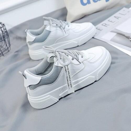 Women Vulcanized Shoes Casual Solid Color Shoes 2021 New Fashion Women Shoes Women Casual White Shoes Sports Shoes Women876