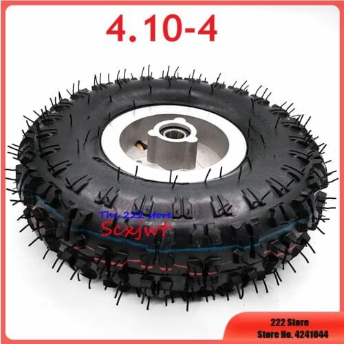 4.10-4 Inner Tube and Outer Tyre Sets for Mobility Freewheel Scooter Electric Scooter Gas Scooter ATV 4.10/3.50-4 Tire Wheel