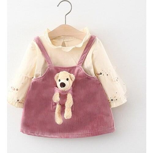 New Girl Small Autumn Baby Girls Dresses For Baby Casual Long Sleeve Princess Dress Infant 1st Birthday Party Vestidos 0 to 3Y