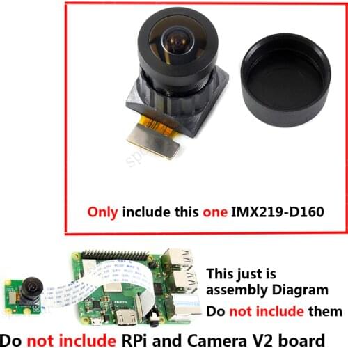 Raspberry Pi Camera IMX219 Camera Module for the official Raspberry Pi Camera Board V2, 160 degree