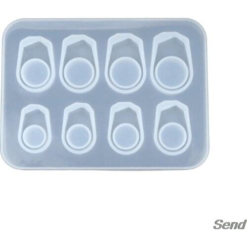 Silicone Ring Mold Pendant Mould Epoxy Resin Jewelry Making Tool Handmade DIY T4MD