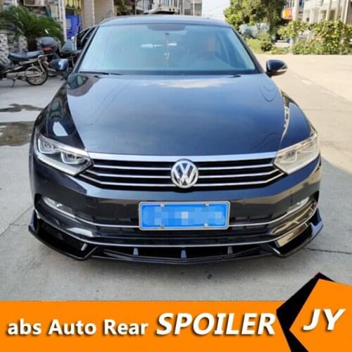 For Volkswagen Passat B8 Body kit spoiler 2017-2018 ZDK Passat ABS Rear lip rear spoiler front Bumper Diffuser Bumpers Protector