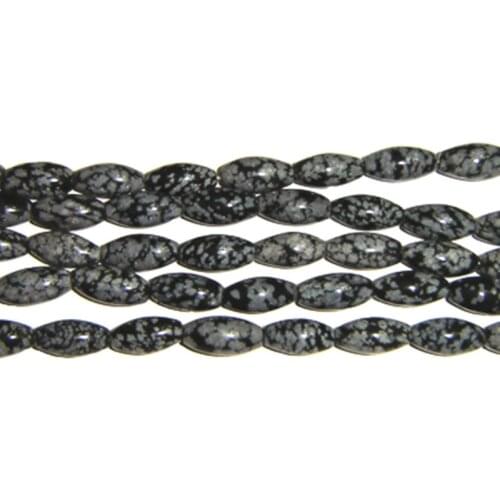 8x16mm olive shape snow flake loose beads,25 pieces wholesale price with 1.2mm hole for jewelry project