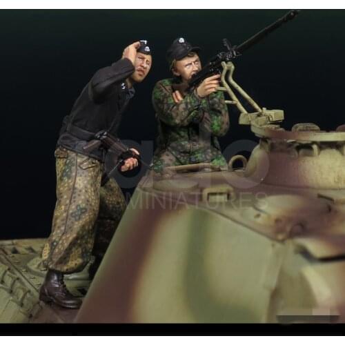 1/35 Resin Figures Model kits WWII Panther crew, 1944 Unassambled Unpainted 674