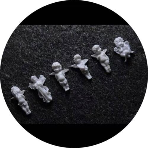 1pc Nail Decoration Manicure Pedicure Accessories Resin Angel Design New Fashional Arrivals Sticker