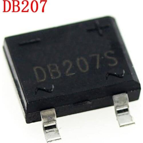 10PCS/LOT DB207 SMD B207 DB207S SMD SOP Bridge Rectifiers 1000V 2A