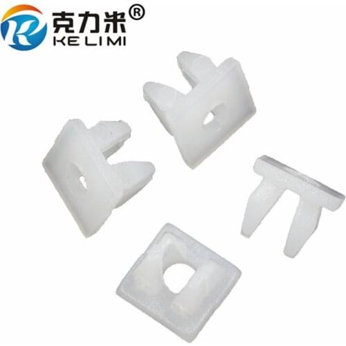 KE LI MI Car Headlight Mounting Grille Screw Size Grommet Nut Clips Fastener Retainer Clasps White Nylon