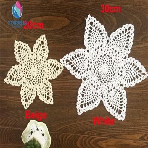2016 new fashion 6 pcs korean fabric wedding placemat for hot on the dinning table as innovative item for household coaster mat