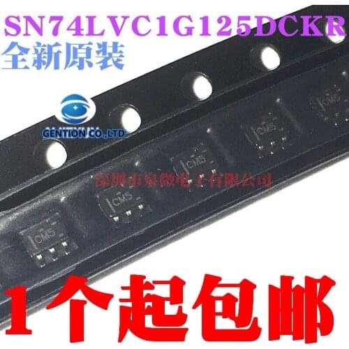 50PCS Single bus buffer SN74LVC1G125DCKR silk-screen CMF brake chip in stock 100% new and original
