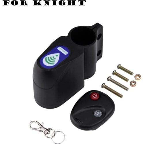 Bicycle Wireless Alarm Lock Bike Security System Safety Anti-Theft Lock With Remote Control Outdoor Cycling Bicycle Accessories