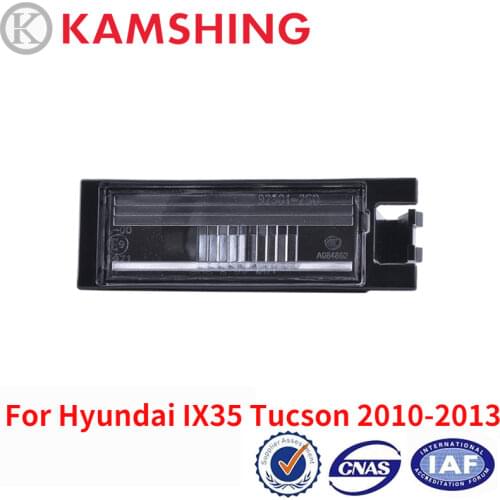 CAPQX For Hyundai IX35 Tucson 2010-2013 Rear License Plate Light Car Number Plate Lamp Cover Lampshade Assy #92501 2S000