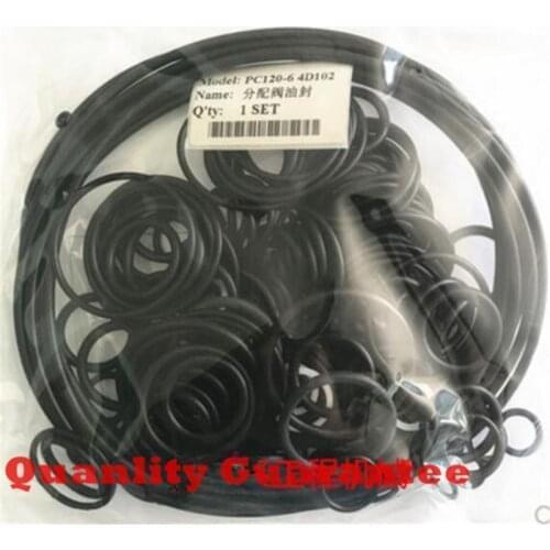 For Komatsu PC120-6 Control Valve Repair Seal Kit Excavator Gasket