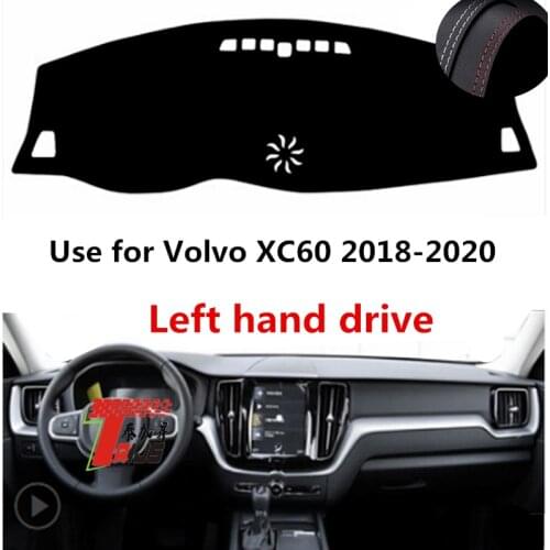 TAIJS Factory Classic Anti cracking Leather Car Dashboard Cover For Volvo XC60 2018 2019 2020 Left hand drive
