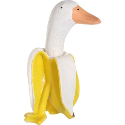 Fine Resin Craft Cute Duck Shaped Creative Decor Doll Premium Desk Toy Stress Relief Creative Ornaments