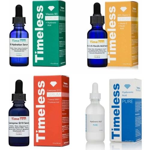 The Best 100% Hyaluronic Acid Pure! Nature! Age Less With Timeless /Sealed 30 ml