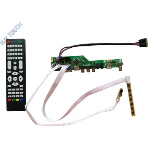 Powerful HDMI USB AV VGA ATV LCD Controller Board kit for 15.6inch LTN156AT05 1366x768 Screen