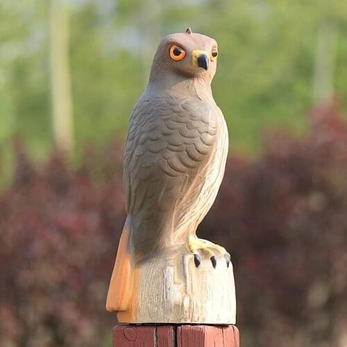 Fake Eagle Decor for Bird Deterrent Decorative Plastic Bird Scarecrow Statue for Outdoor Garden Yard 43*17*15cm C66
