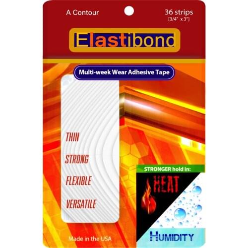 True Tape ElastiBond Protez Saç Bandı Oval (''A'' - 2cm x 7.5cm) 36 Adet